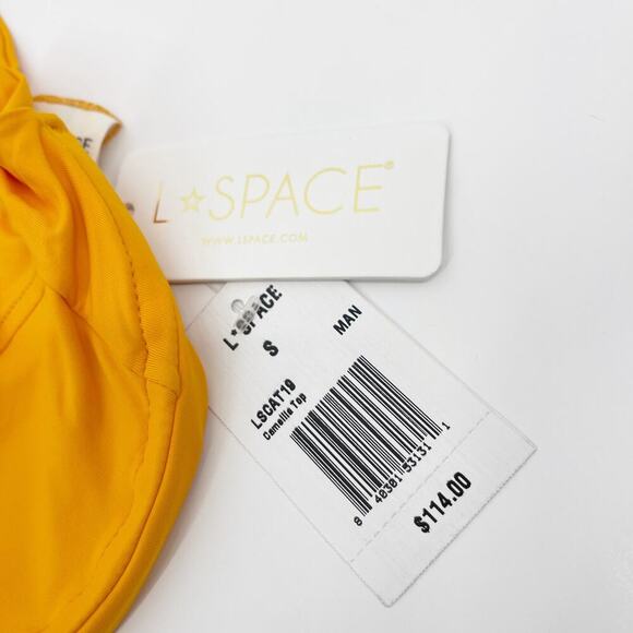 L*Space Camellia Bikini Top Underwire Mango Size Small NEW with Tags - Picture 6 of 7